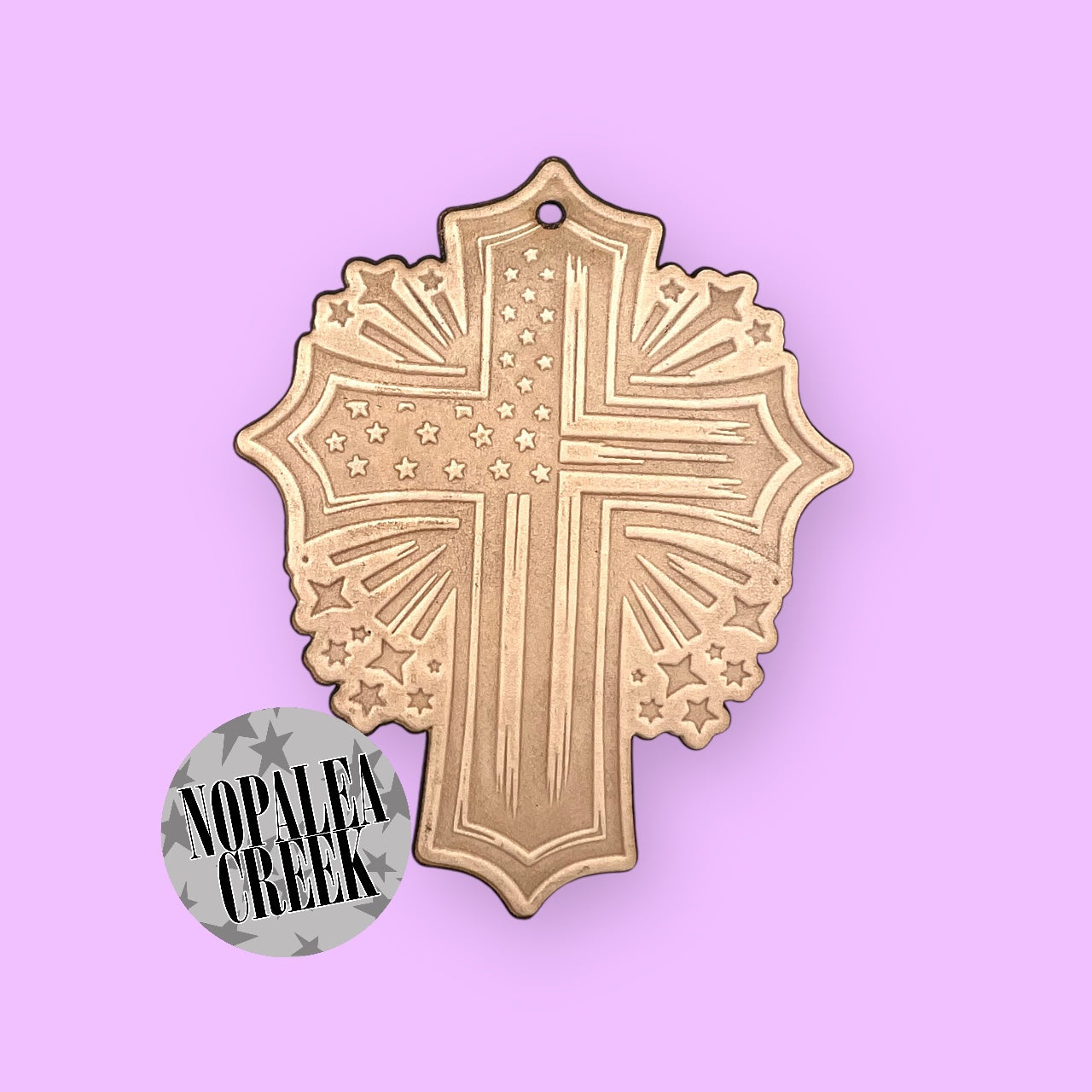 American Cross Leather Charms (SET OF 4)