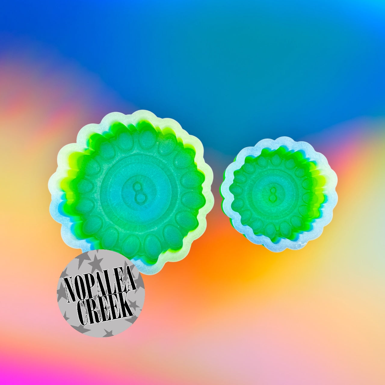 Lucky 8 Concho Silicone Mold