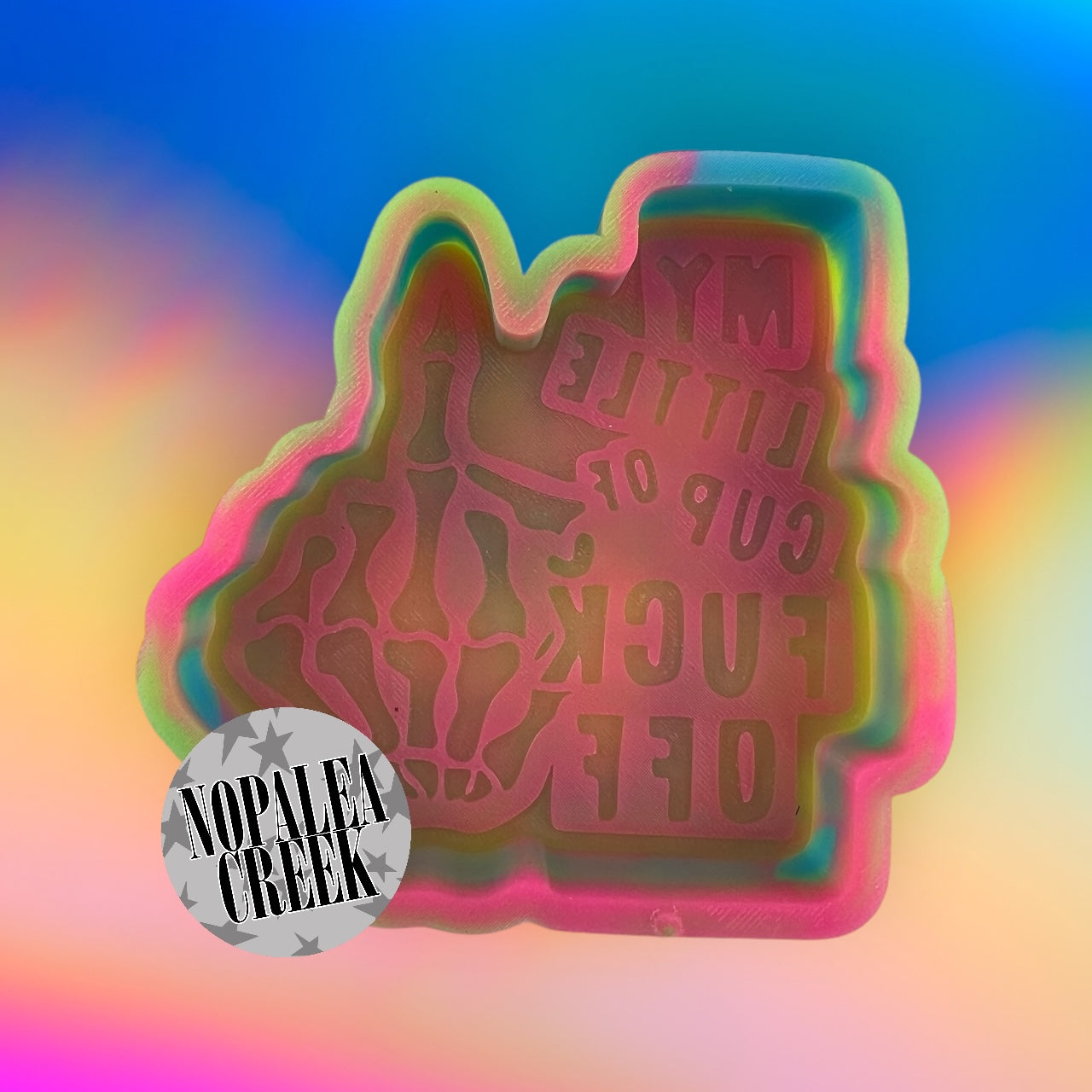 Cup of Fuck Off Silicone Mold