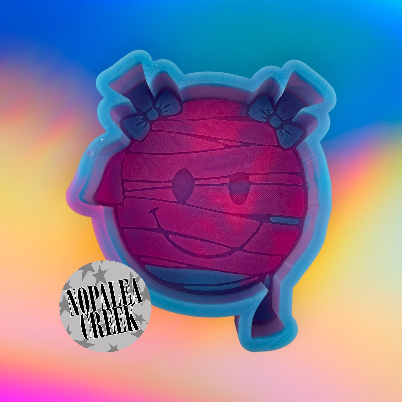 Cute Girl Mummy Face Silicone Mold