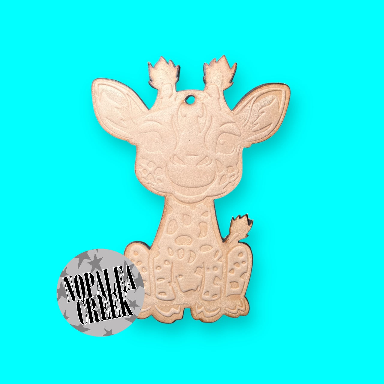 Cute Giraffe Leather Charms (SET OF 4)