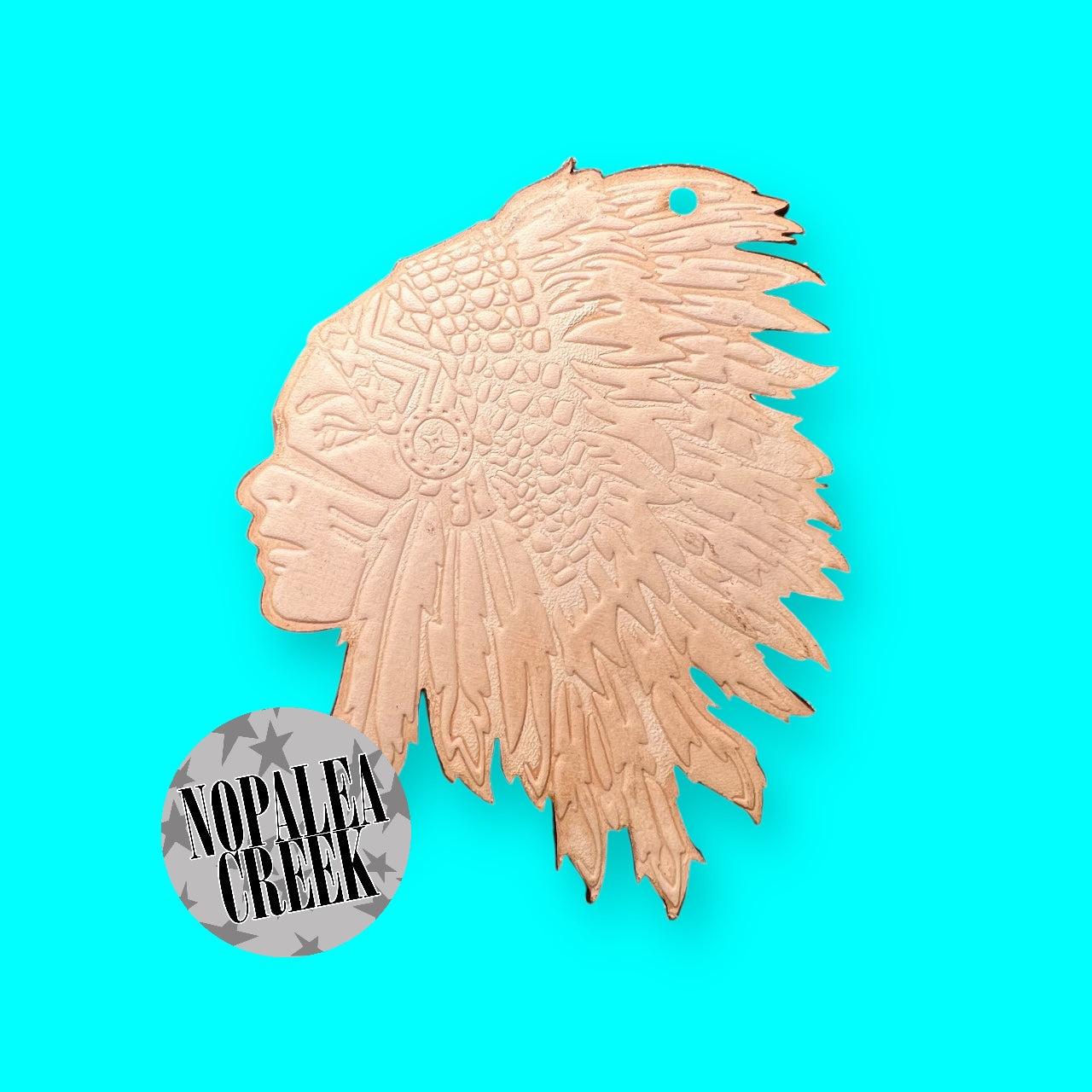 Female Warrior Leather Charms (SET OF 4)