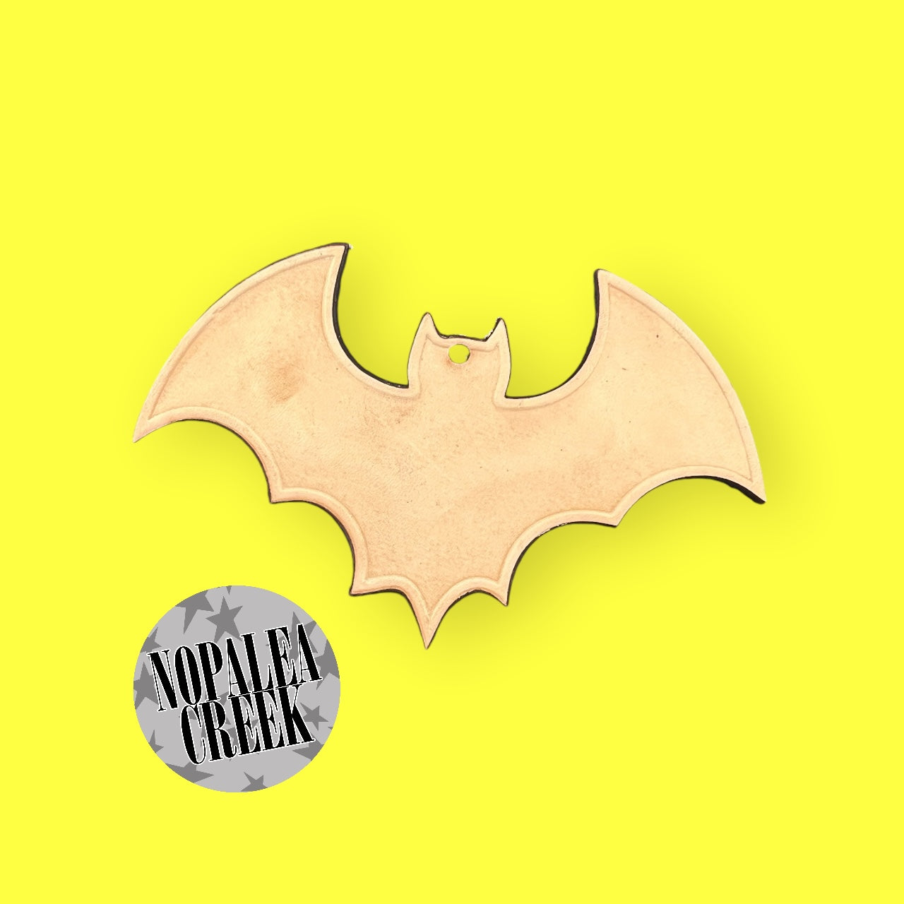 Simple Bat Leather Charms (SET OF 4)