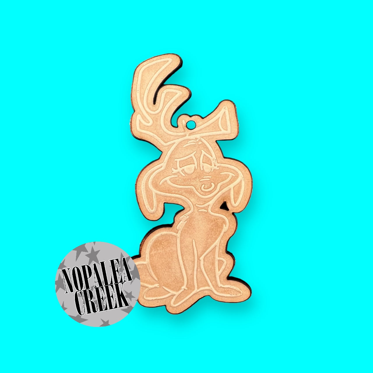 Christmas Dog Leather Charms (SET OF 4)