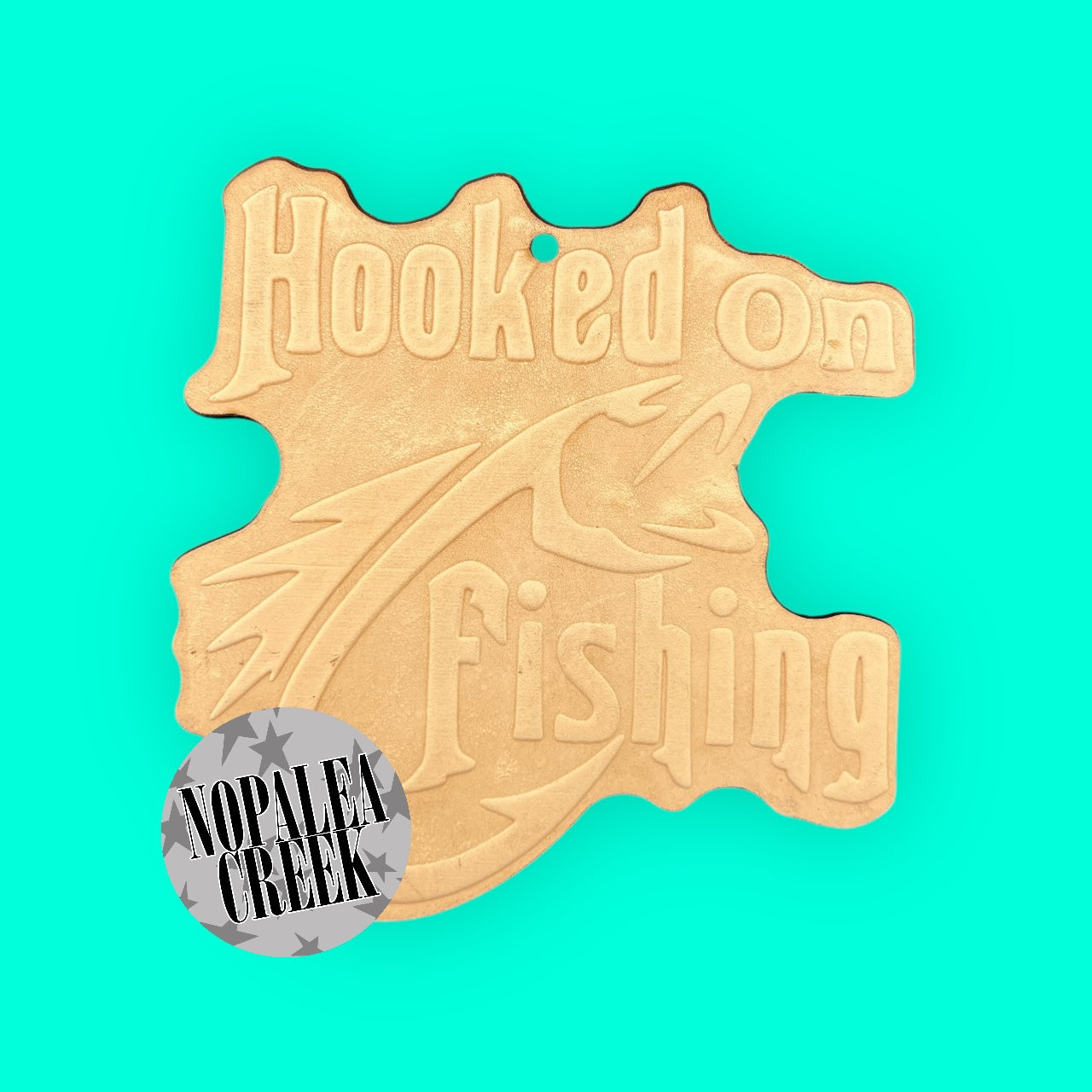 Hooked on Fising Leather Charms (SET OF 4)