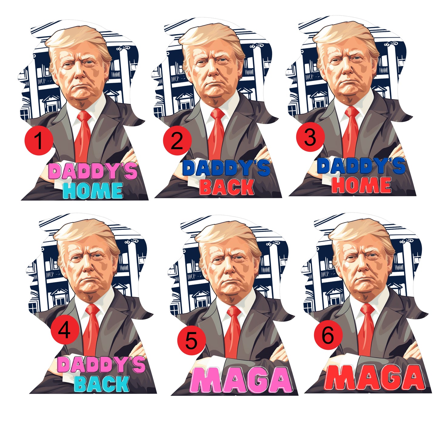 Trump Head Cardstock