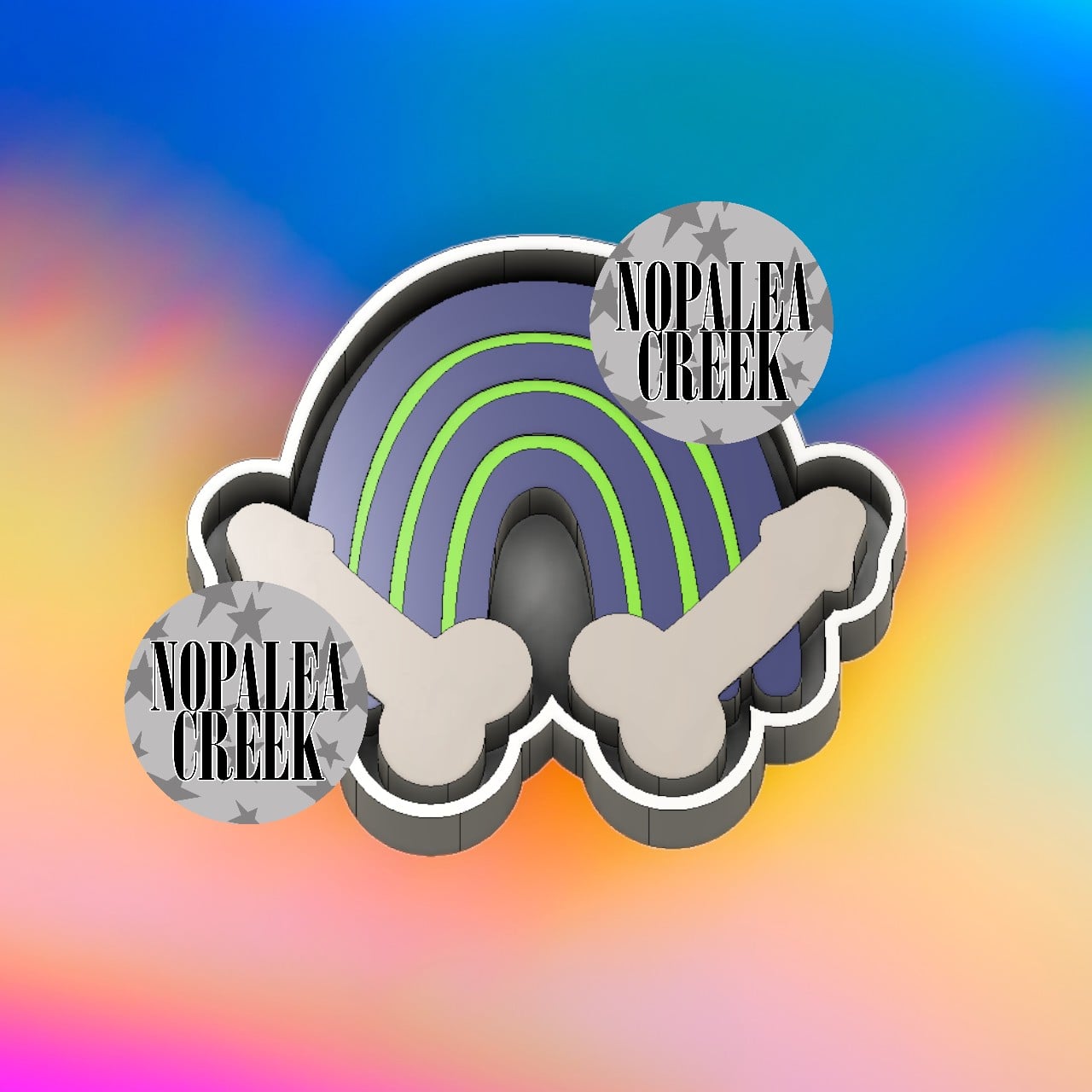 Rainbow Penis Silicone Mold©