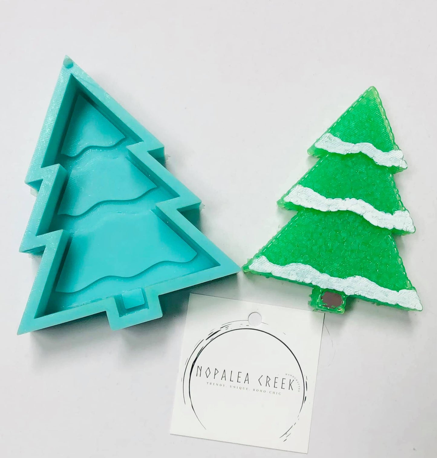 Snow Covered Christmas Tree Silicone
