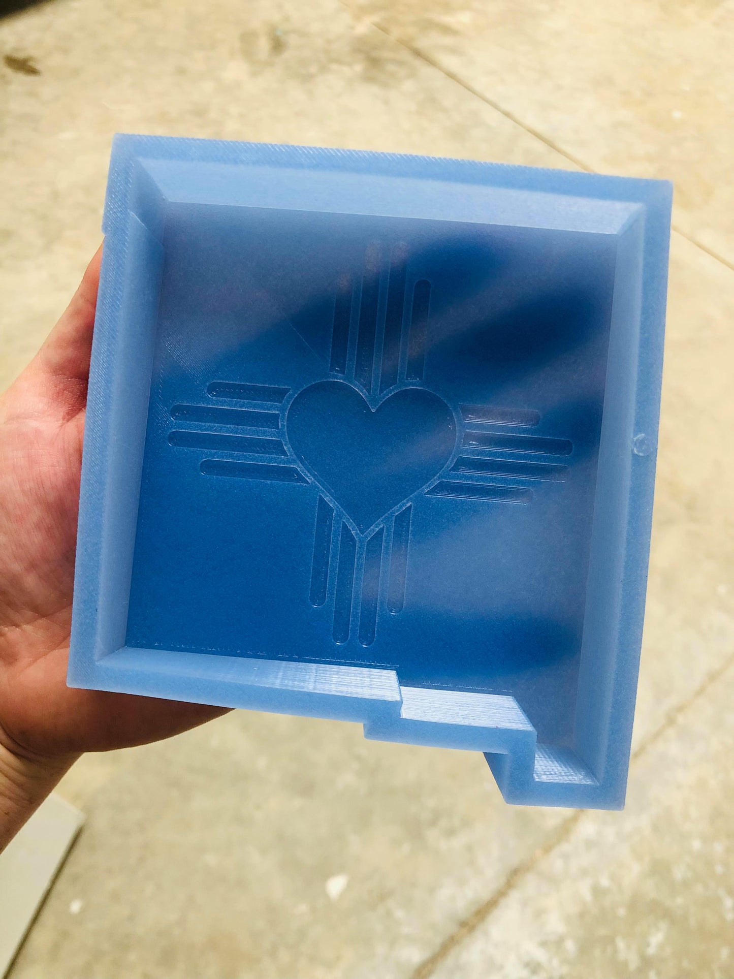 New Mexico Heart Zia Silicone