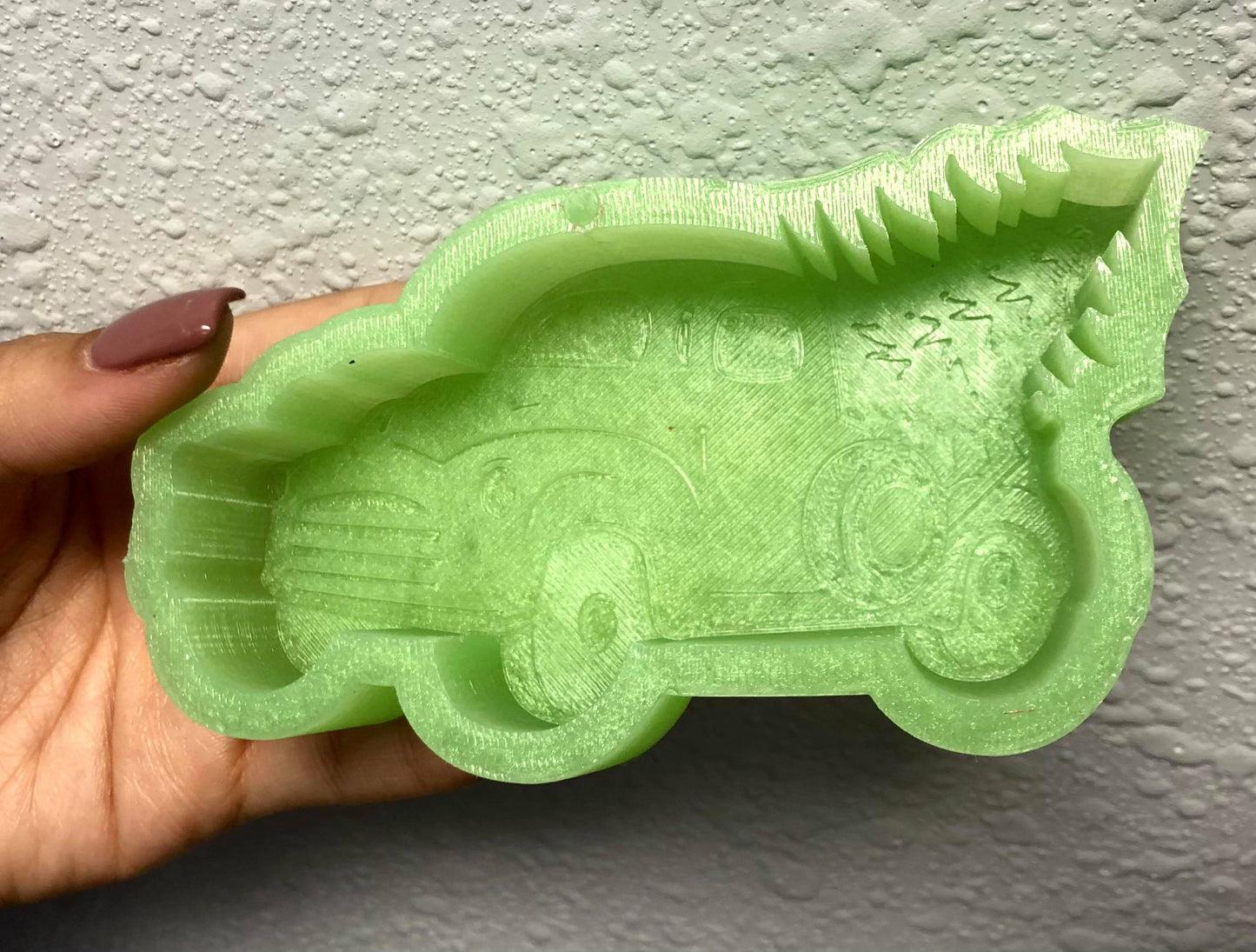 Vintage Truck & Tree Silicone Mold