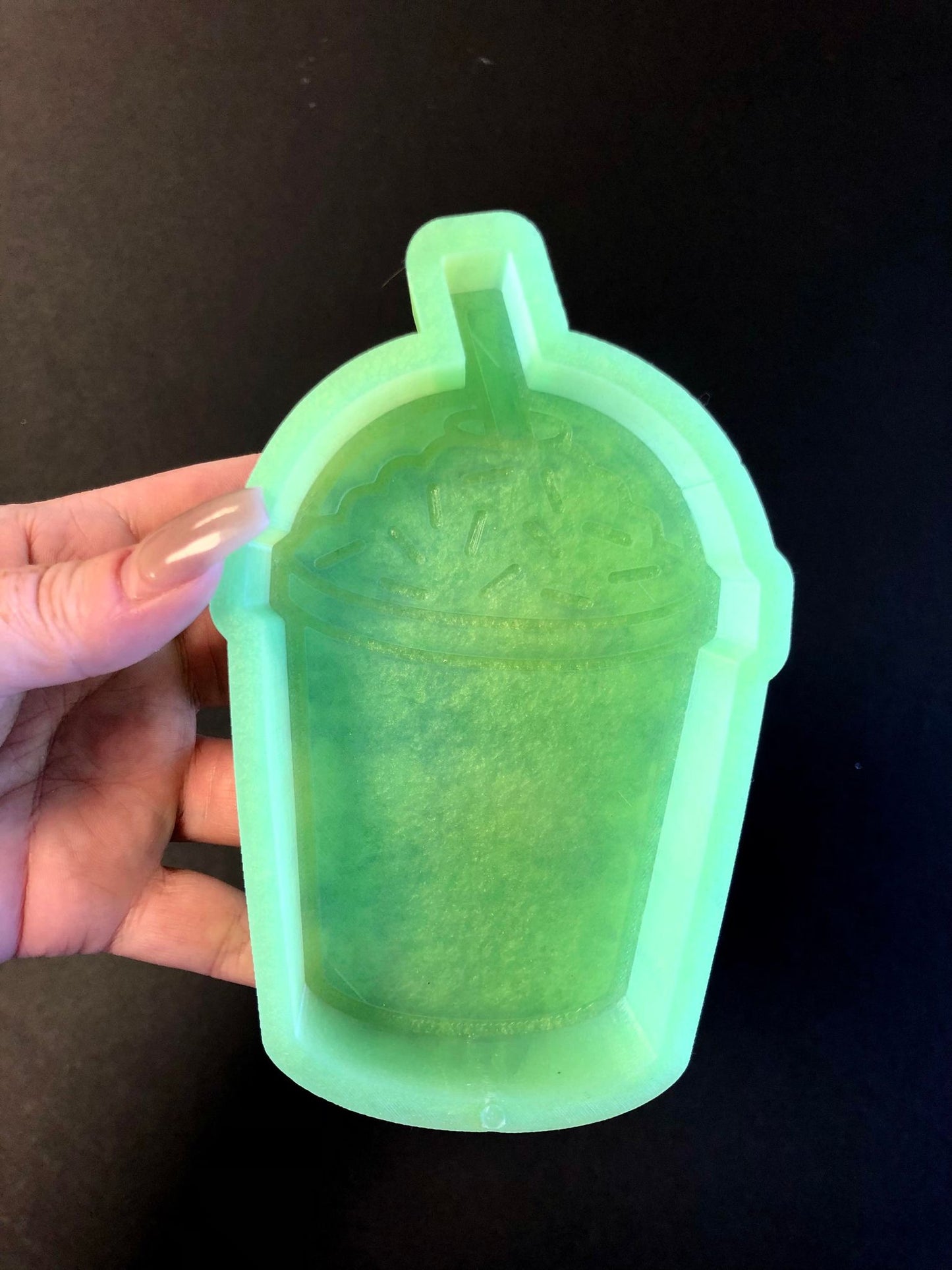 Frappuccino Drink Silicone - Supports 2" Cardstock