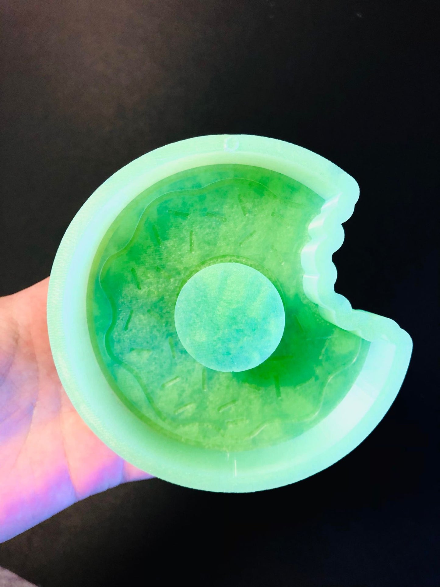 Sprinkled Donut Silicone