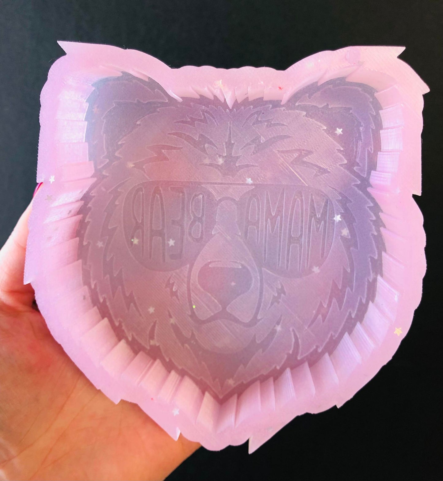 Mama Grizzly & Glasses Silicone