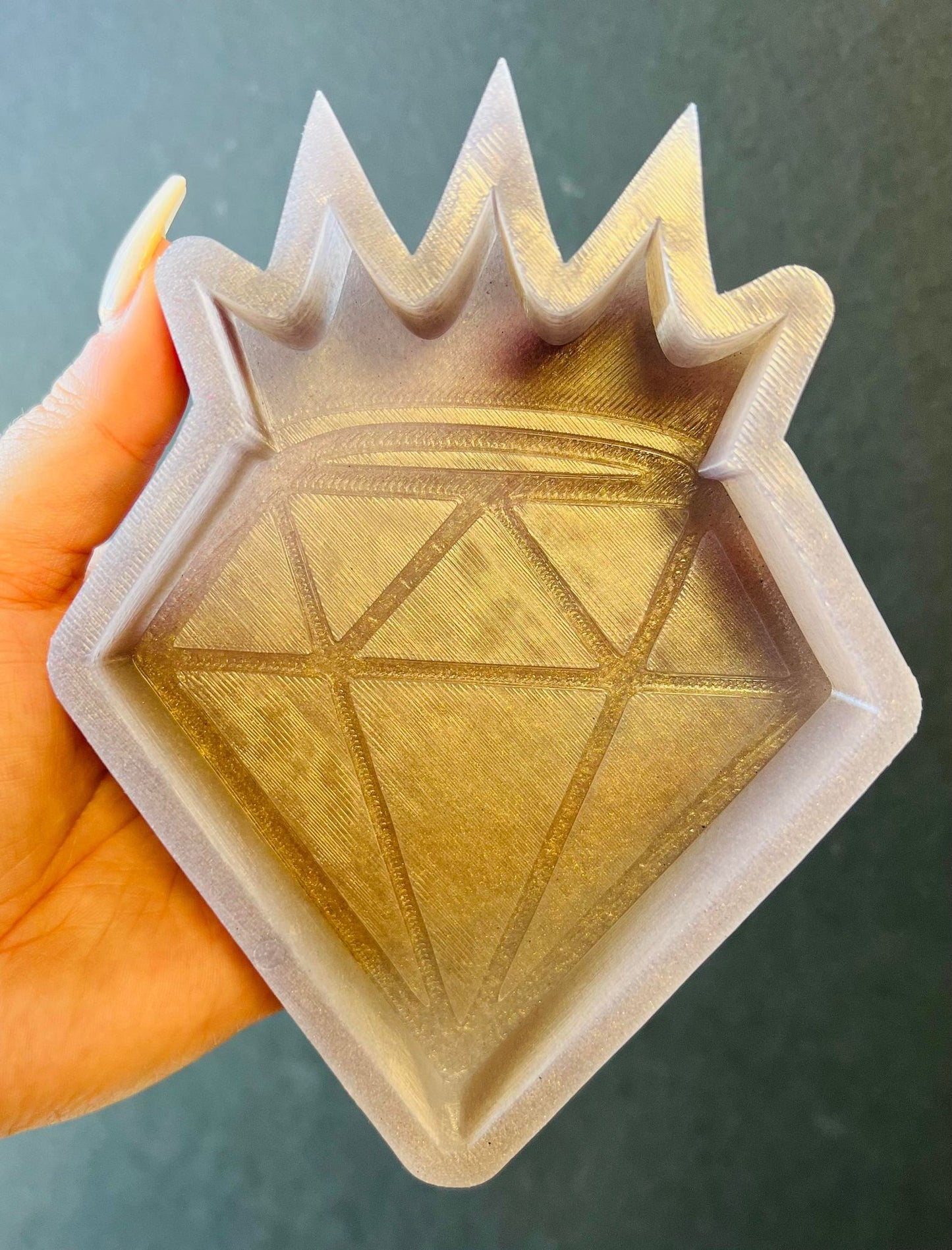 Queen of Diamonds Silicone Mold©