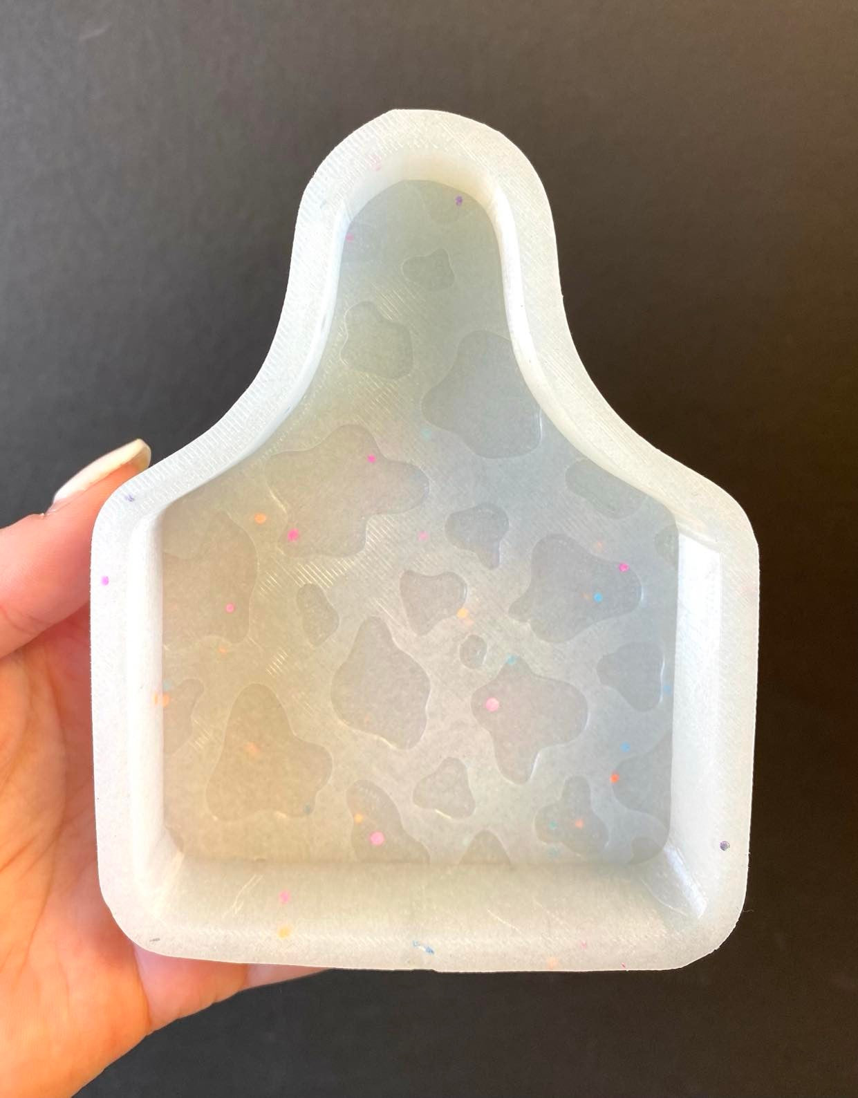 Cow Print Cowtag Silicone©