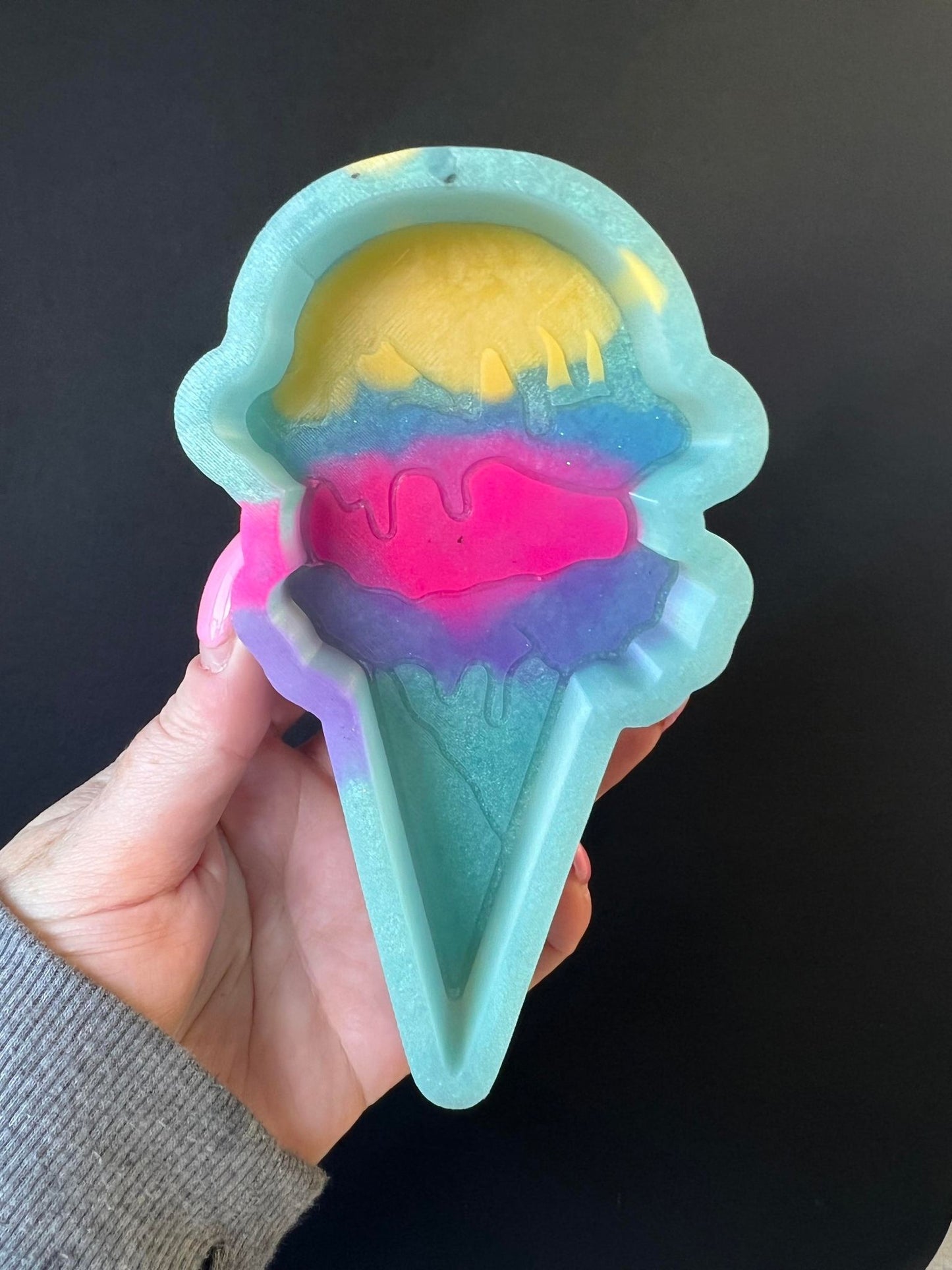 Triple Dipped Cone Silicone Mold©