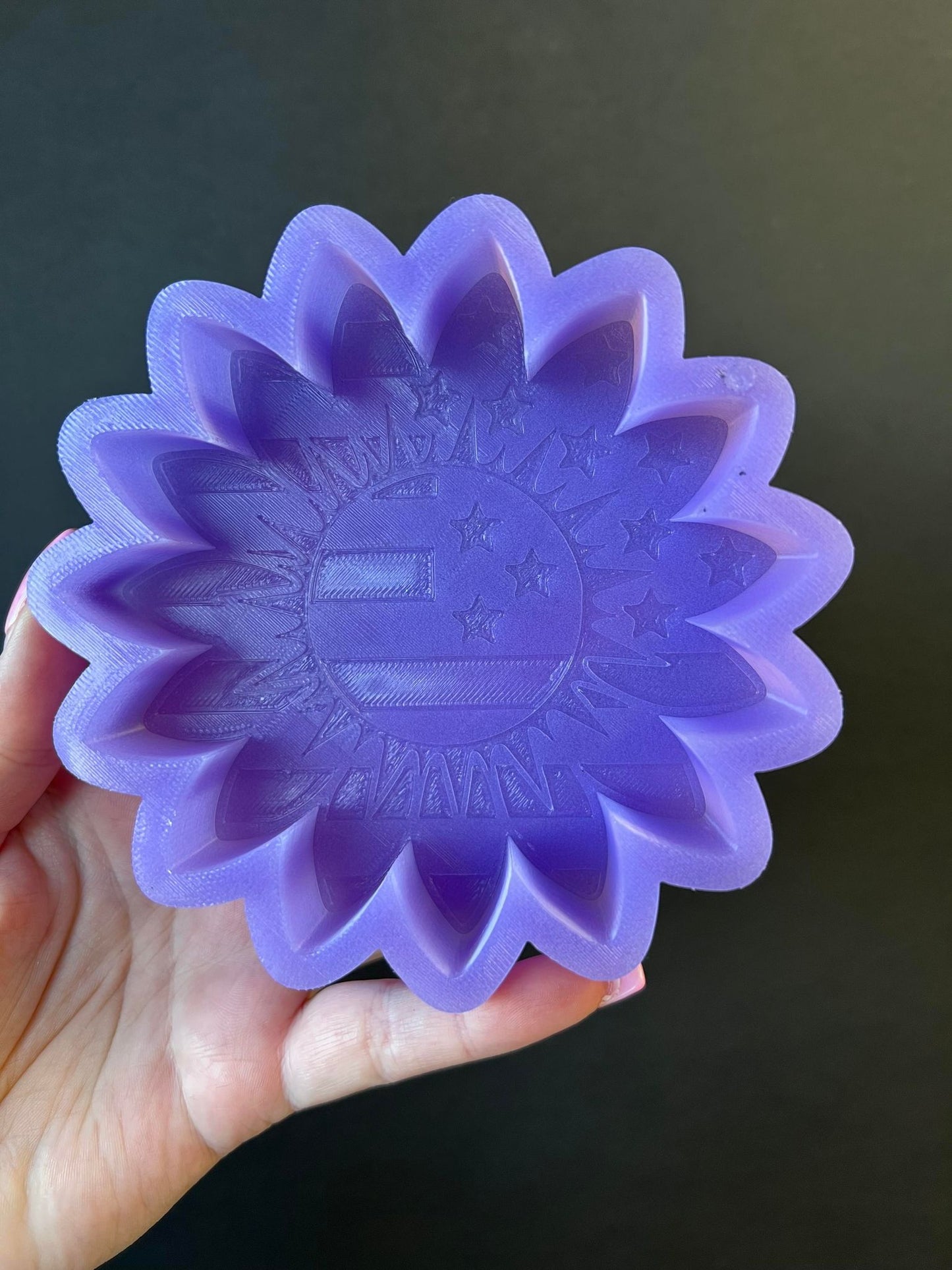 Patriotic Sunflower Silicone Mold