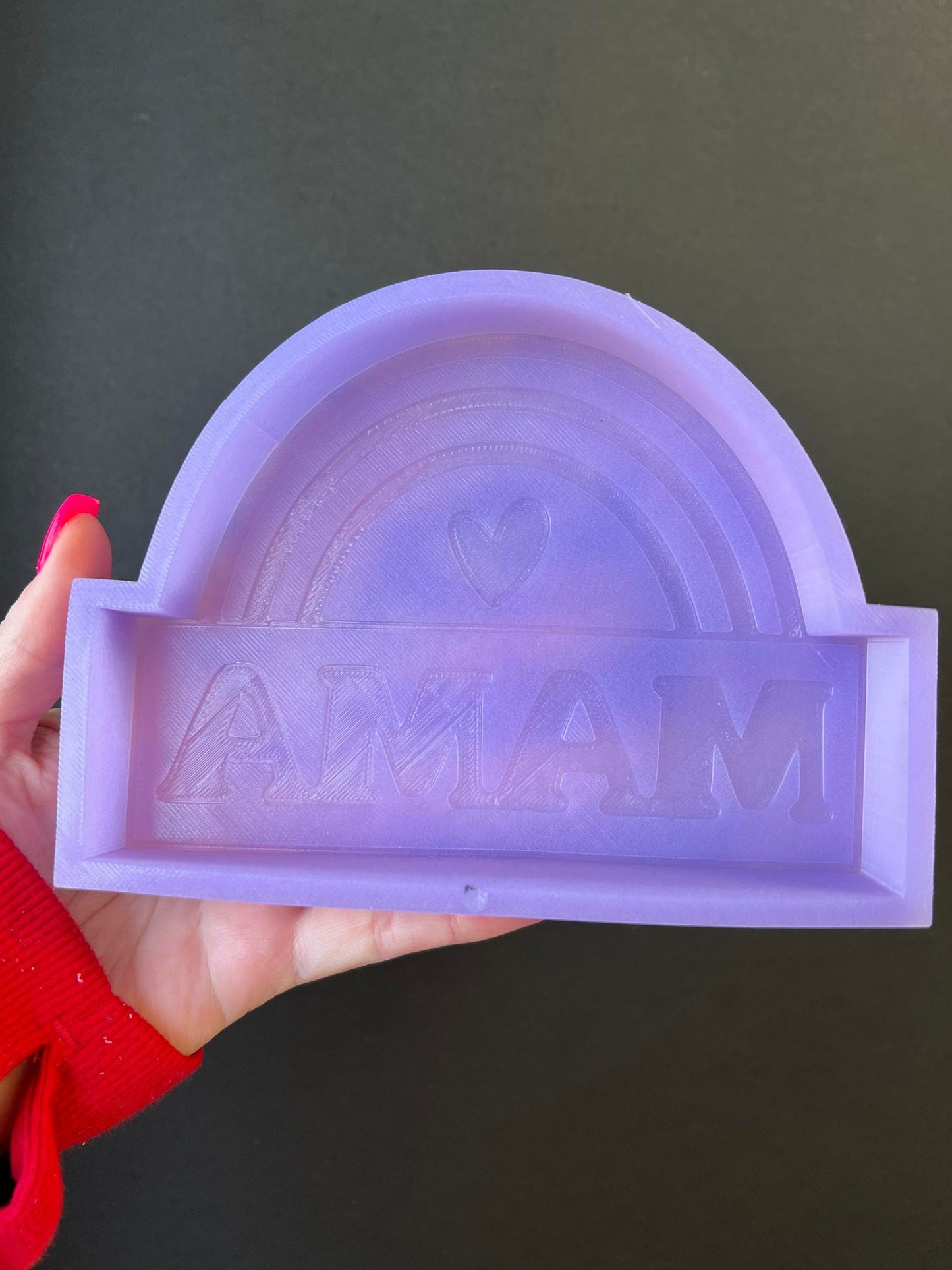 XL Mama Rainbow Silicone Mold