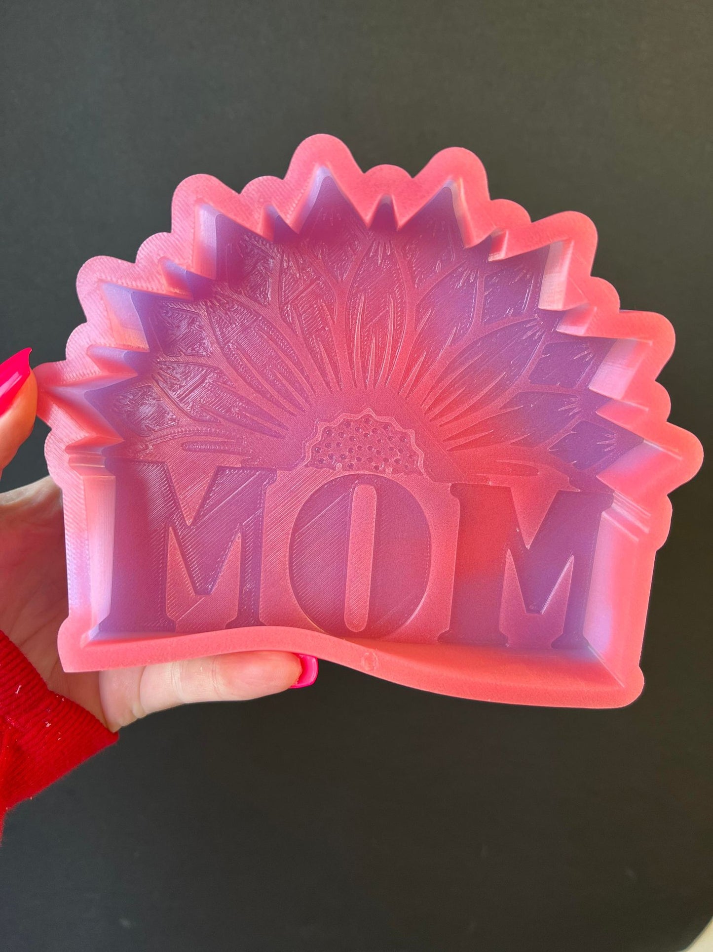 XL Mama Sunflower Silicone Mold