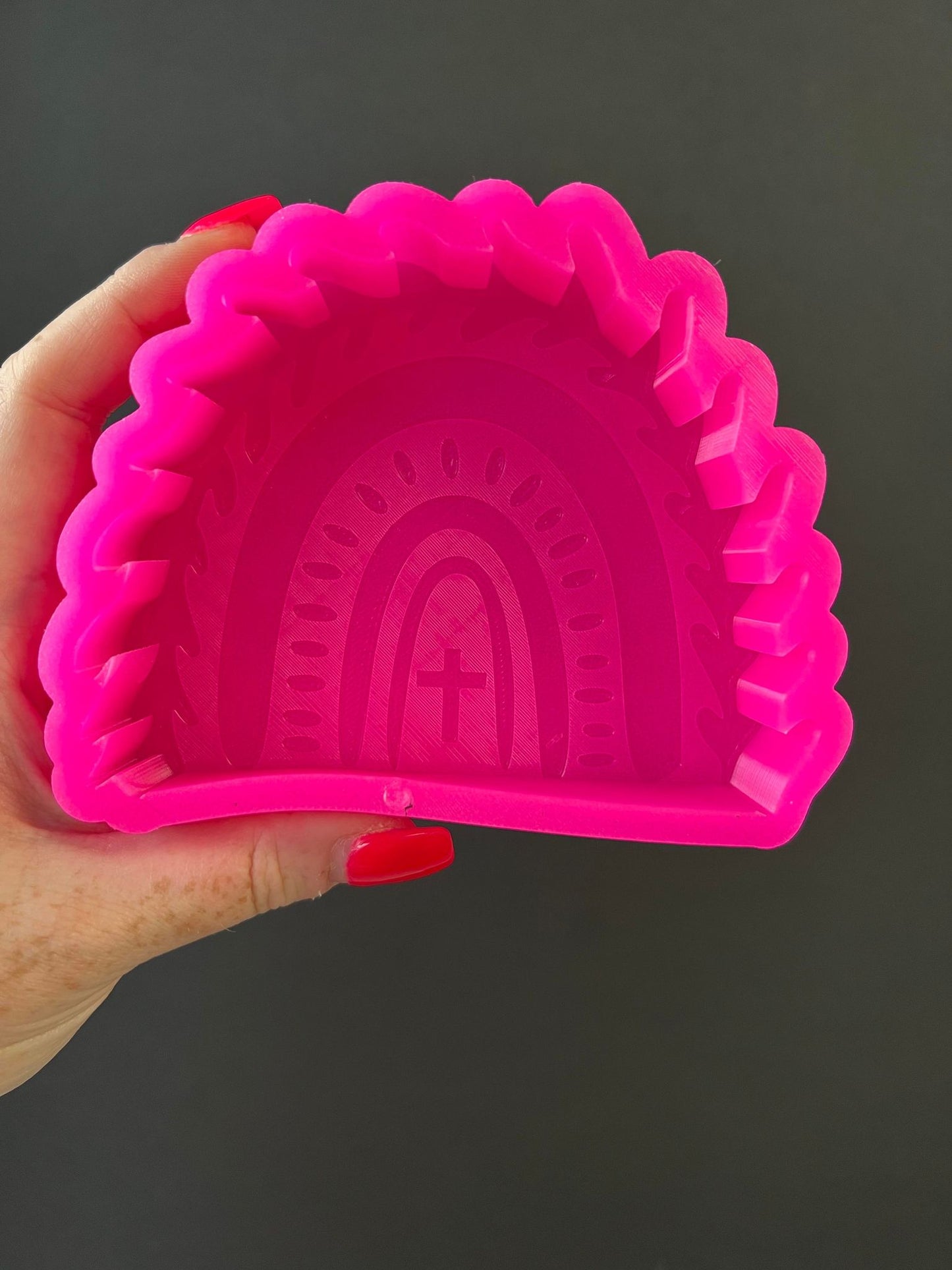 Cross Boho Rainbow Silicone Mold©