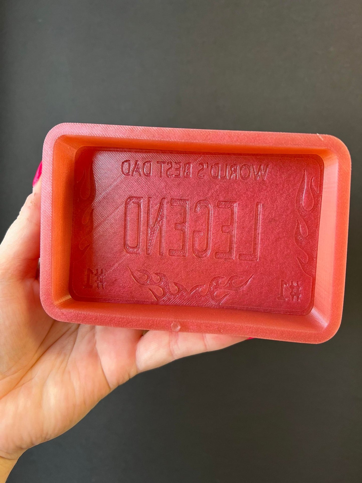 Dad License Plate Silicone Mold