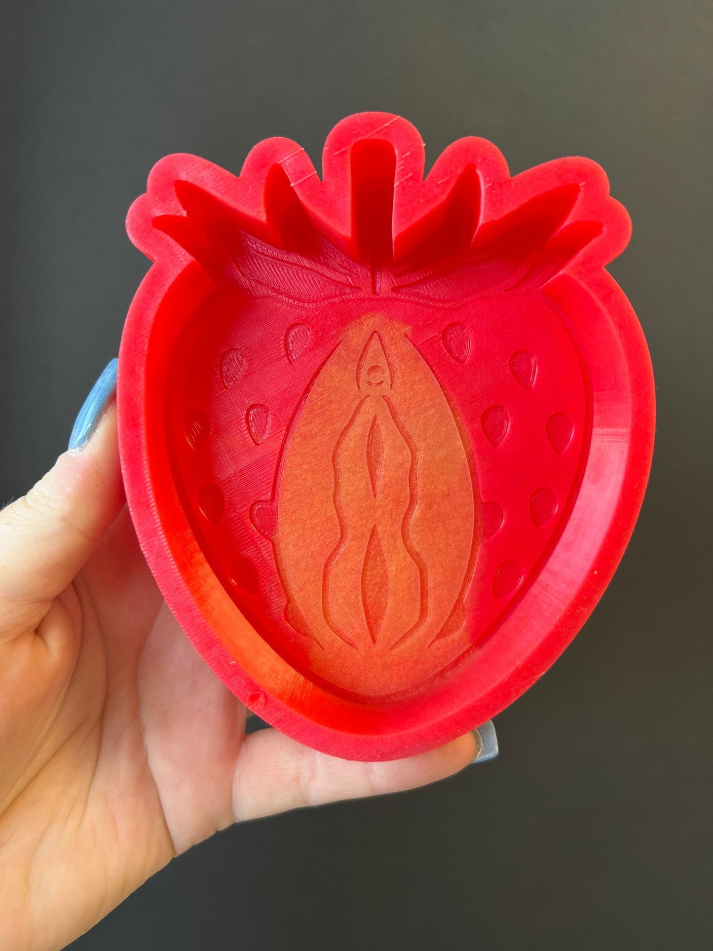 Strawberry Vag Silicone Mold