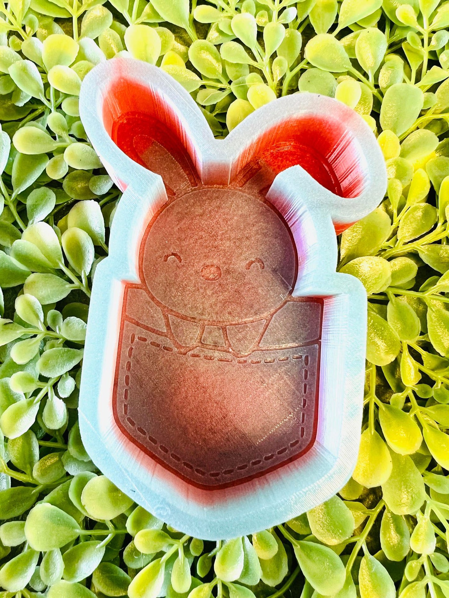 Bunny in a Pocket Silicone Mold