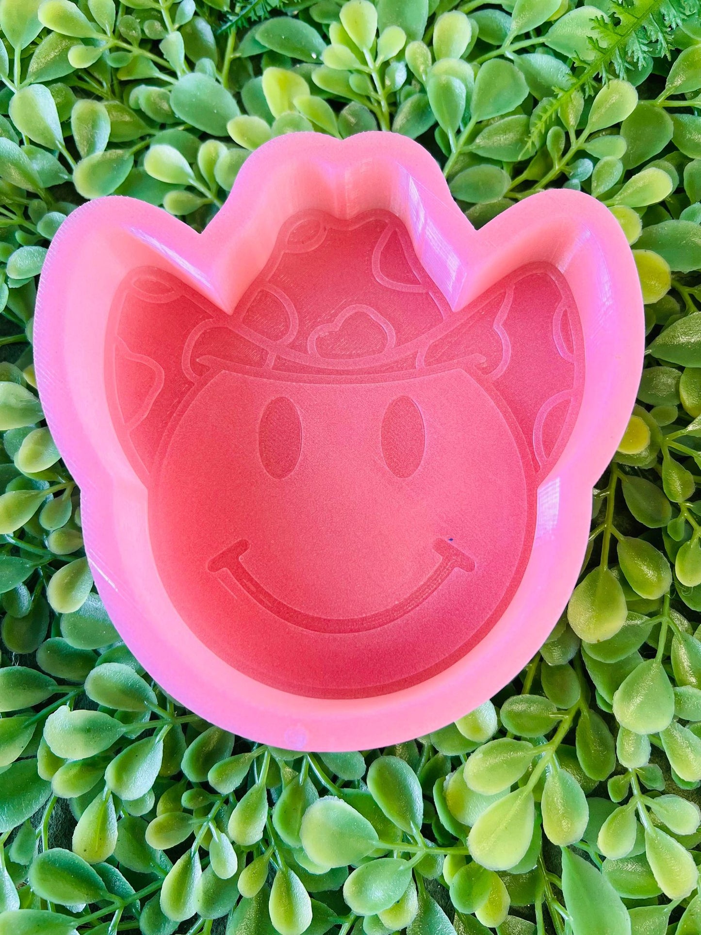 Cowboy Cowprint Smile Silicone Mold