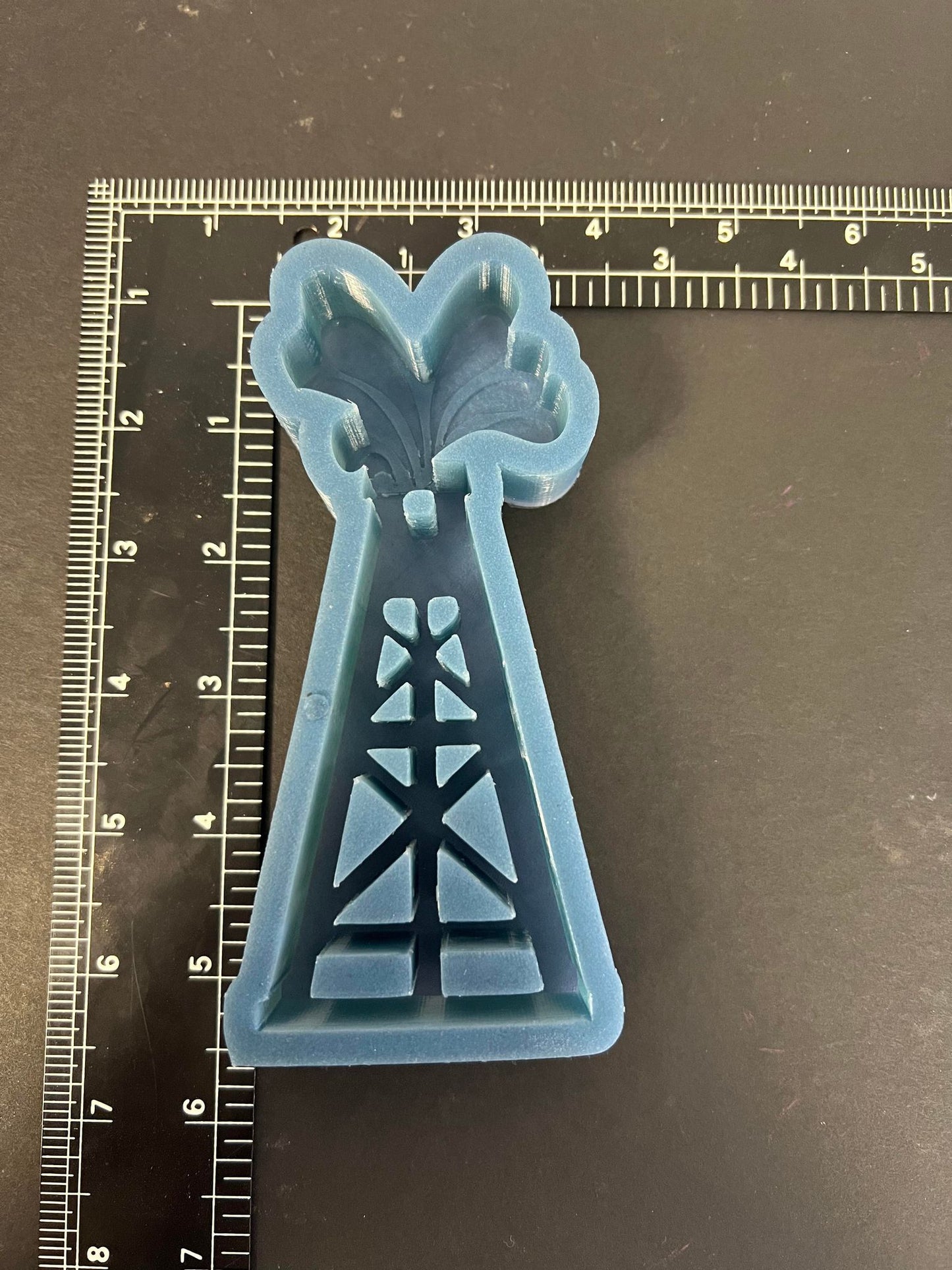 Oil Derrick Tower Silicone Mold