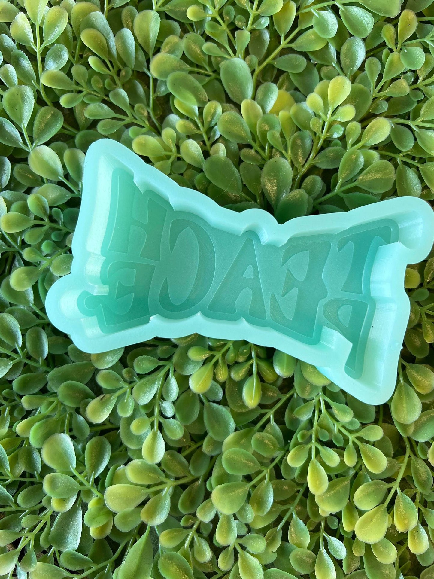 Teach Peace Silicone Mold