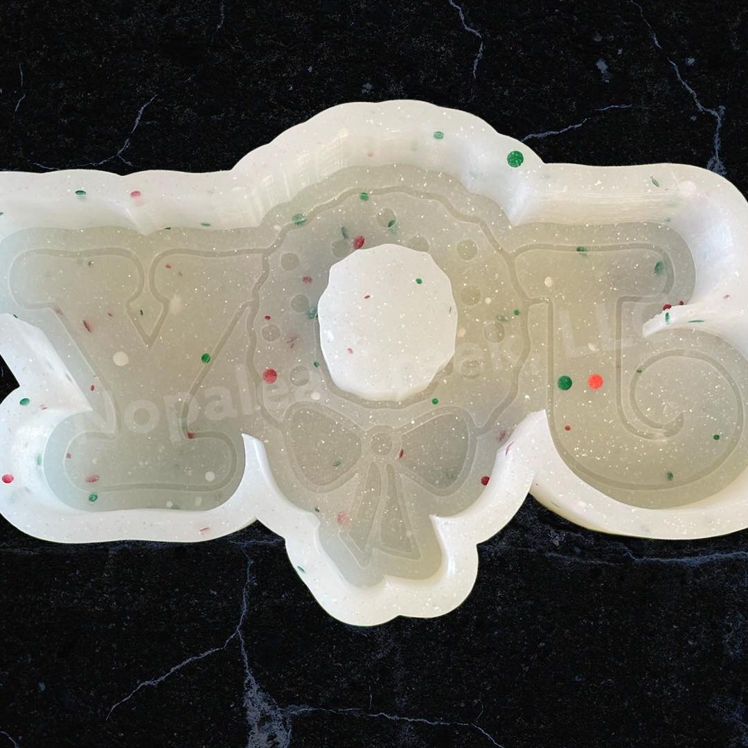 Joy Wreath Silicone Mold