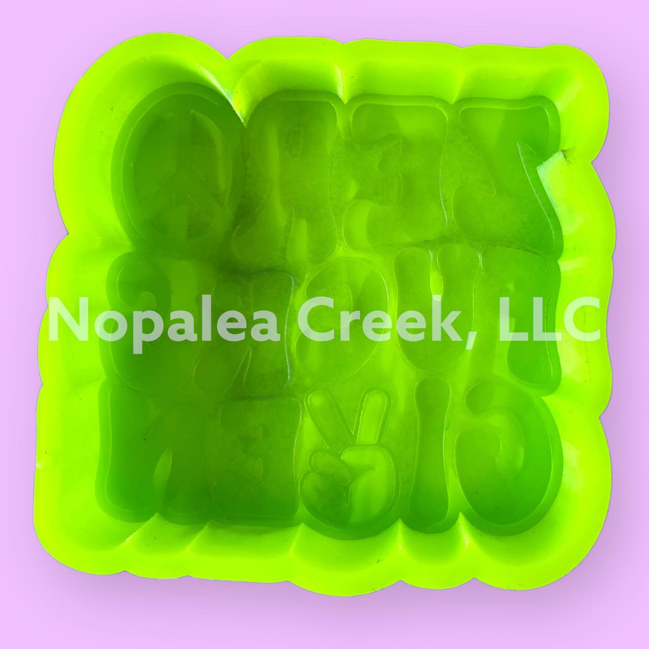 Zero (Peace) Fucks Given Silicone Mold