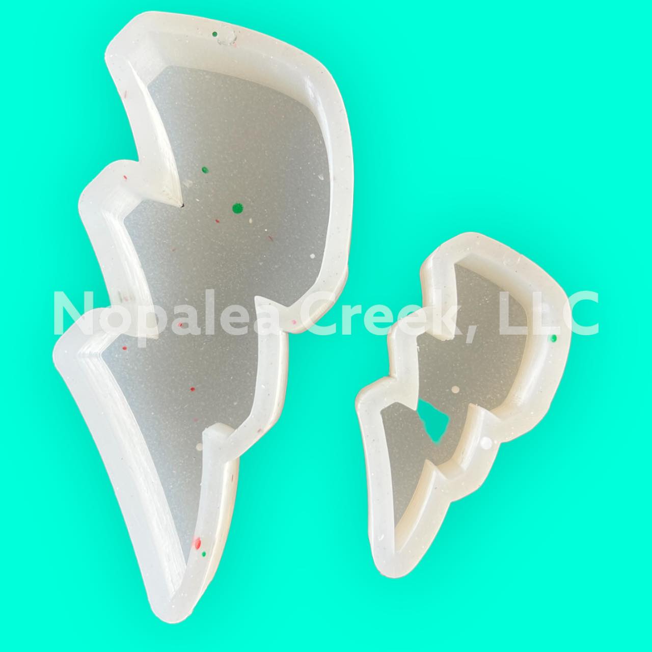 Lightning Bolt Cardstock Silicone Mold