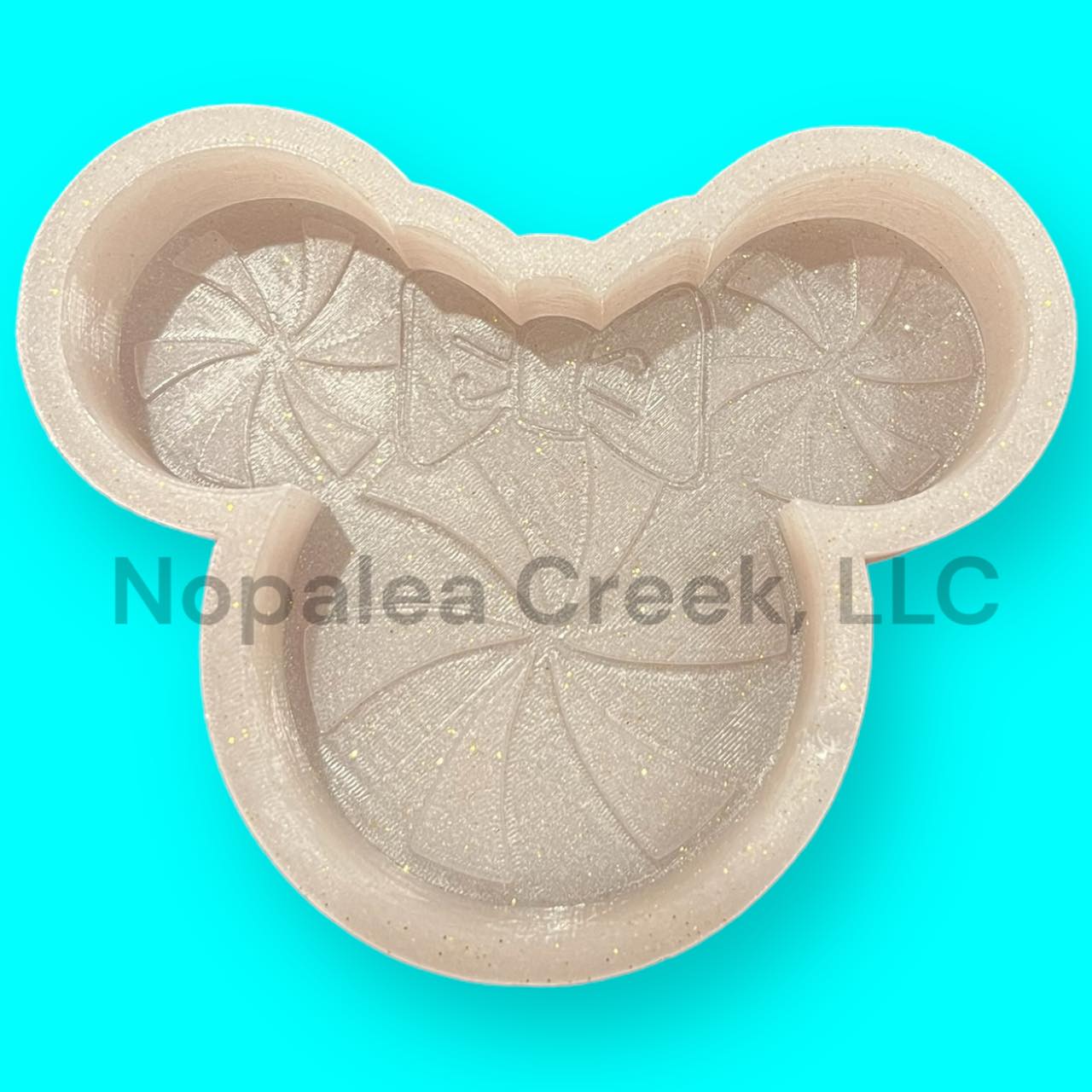 Bow Mouse Peppermint Silicone Mold