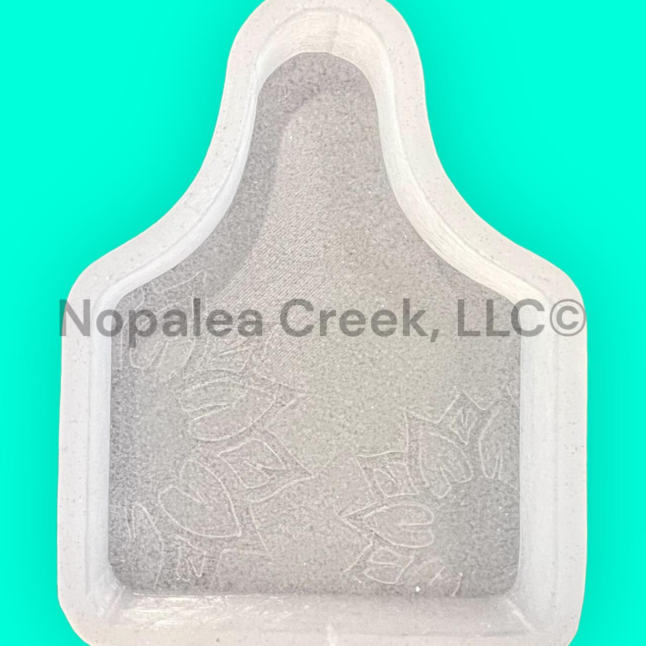 Sunflower Cowtag Silicone Mold©