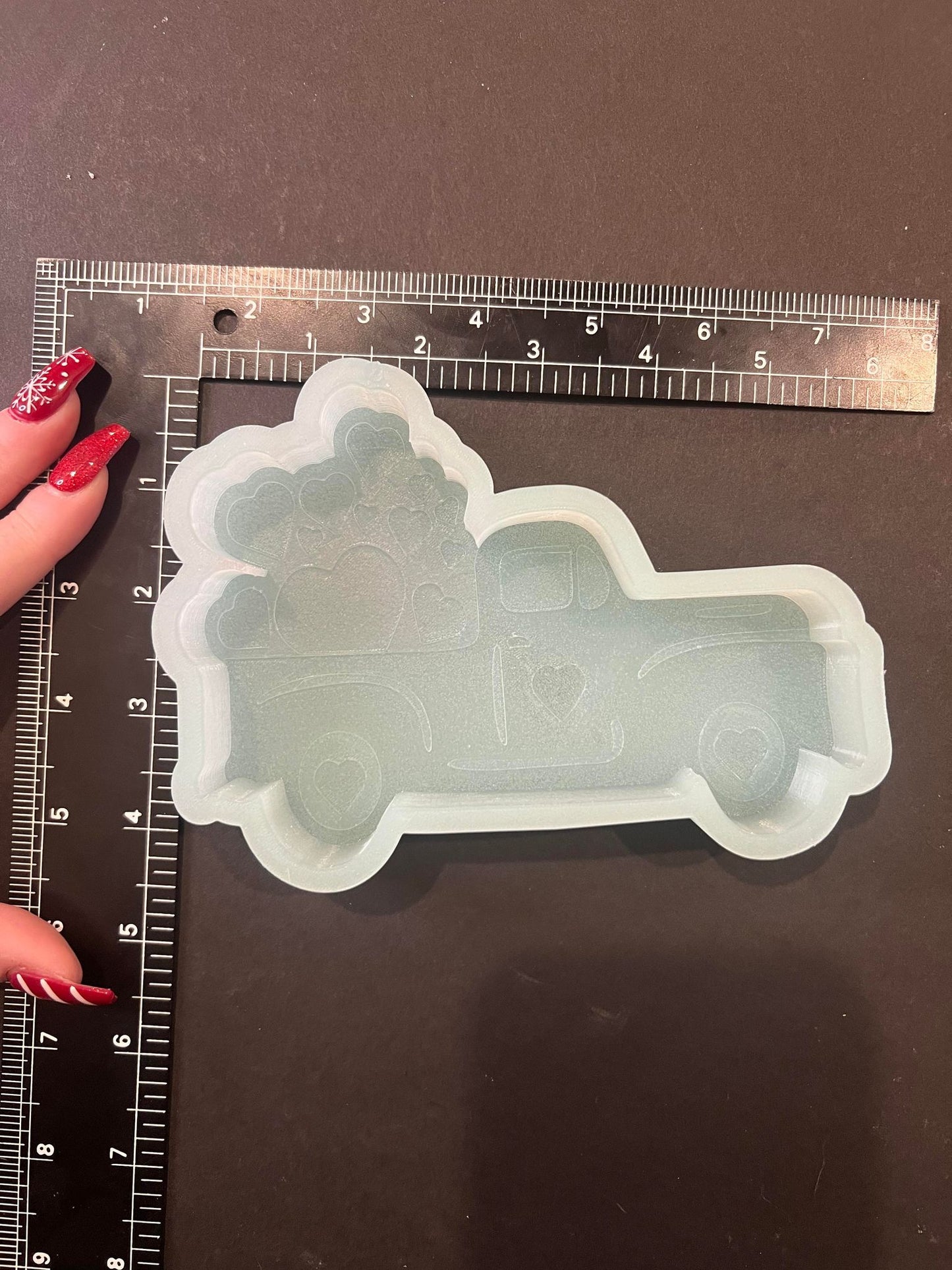 Valentines Vintage Truck Silicone Mold