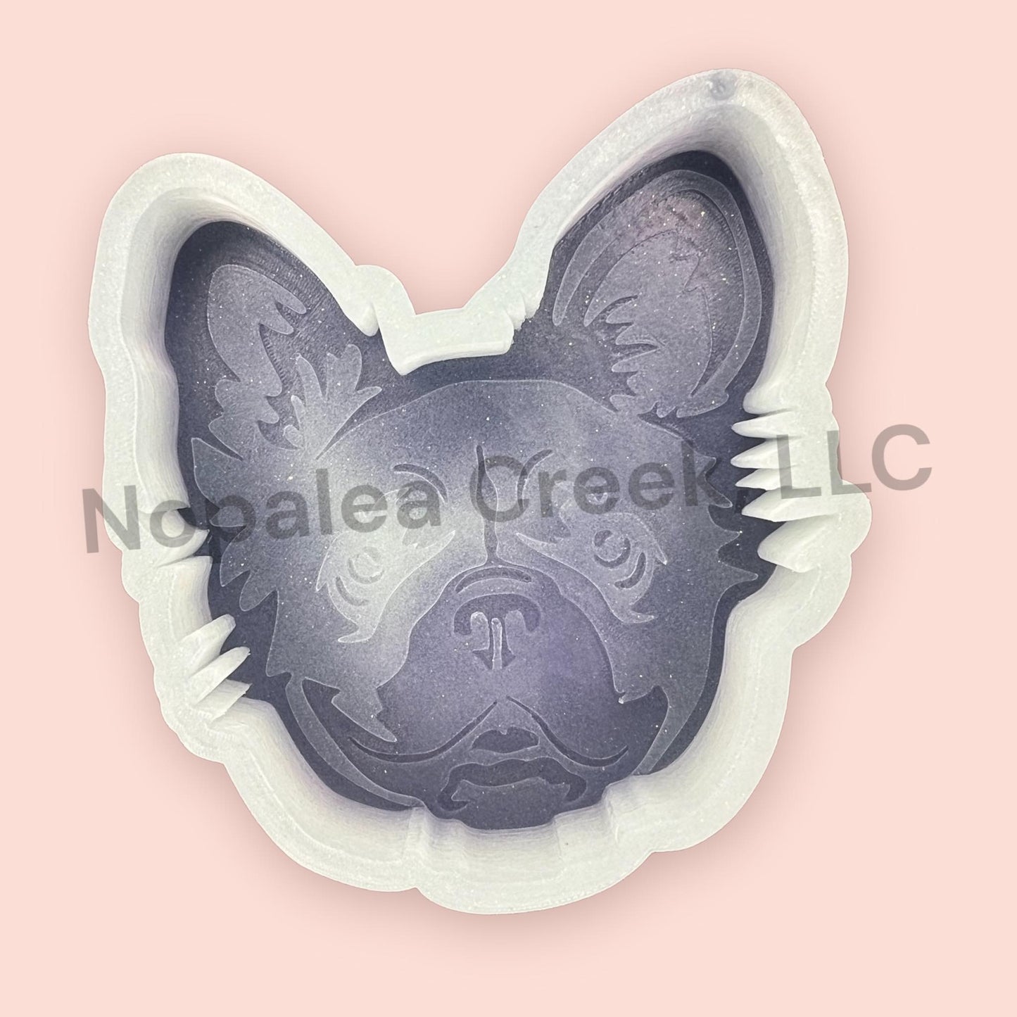 Fluffy French Bulldog Silicone Mold
