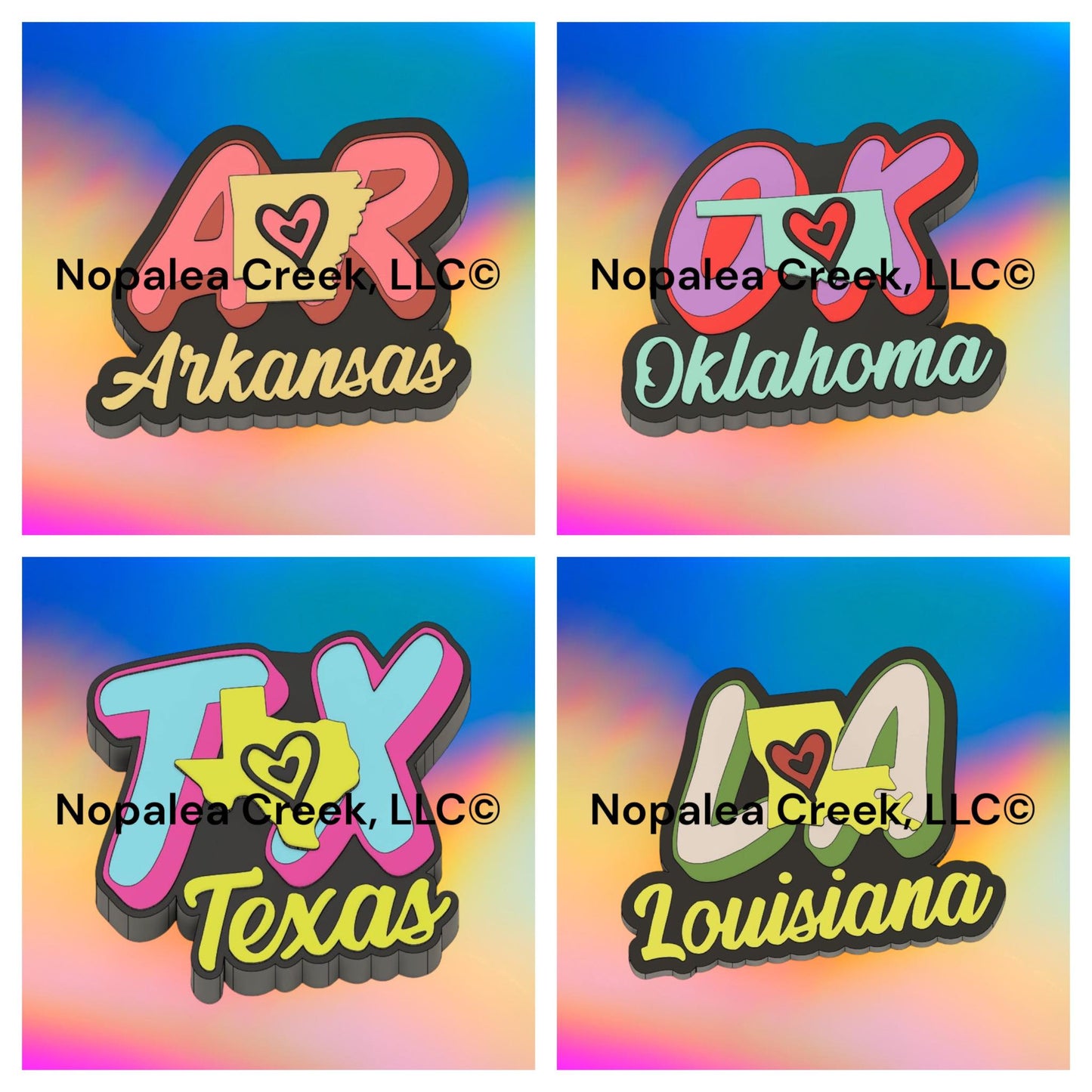 All States Pride Silicone Mold©