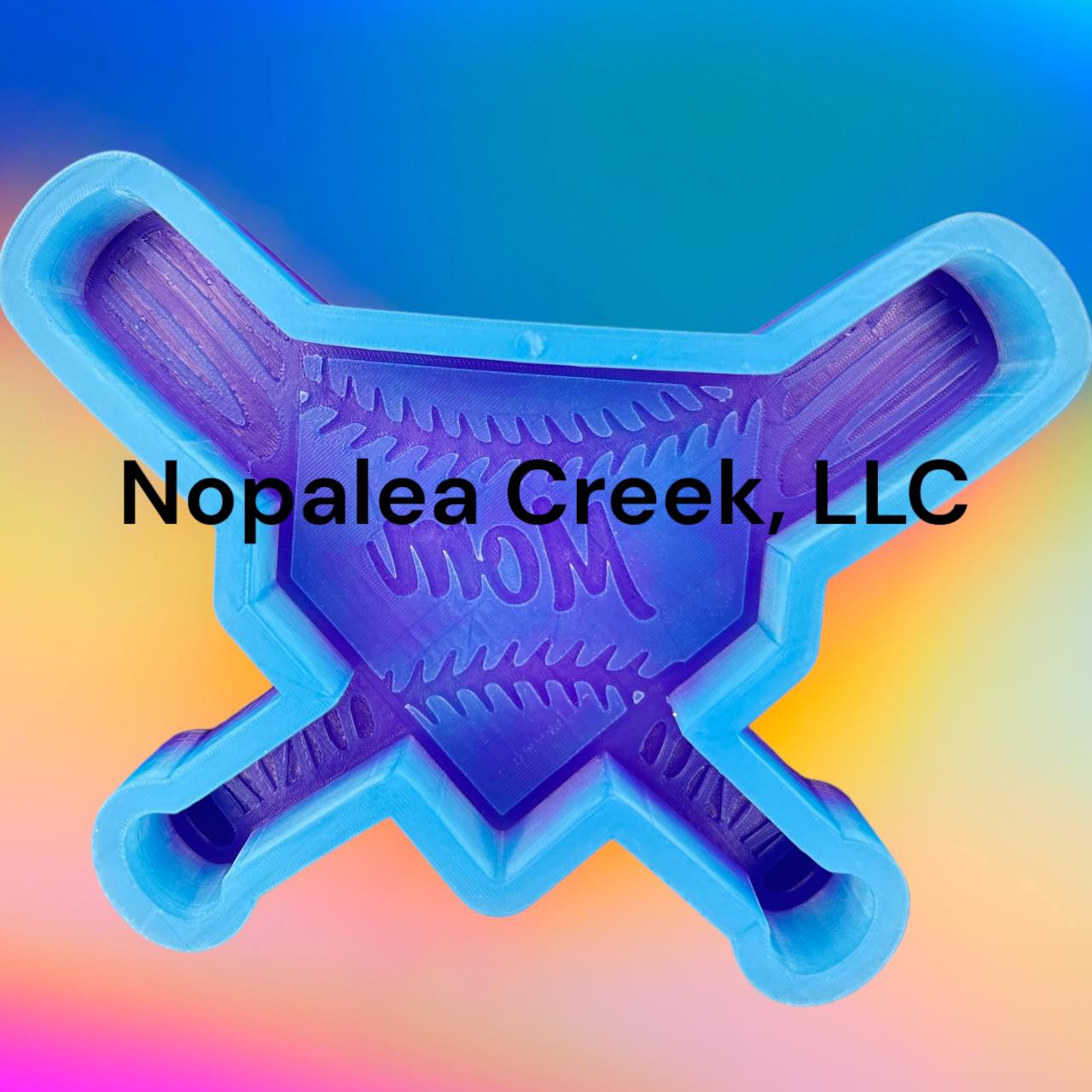 Mom Baseball Diamond Silicone Mold