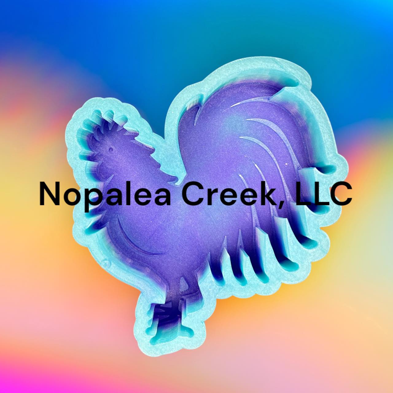 Rooster Body Silicone Mold