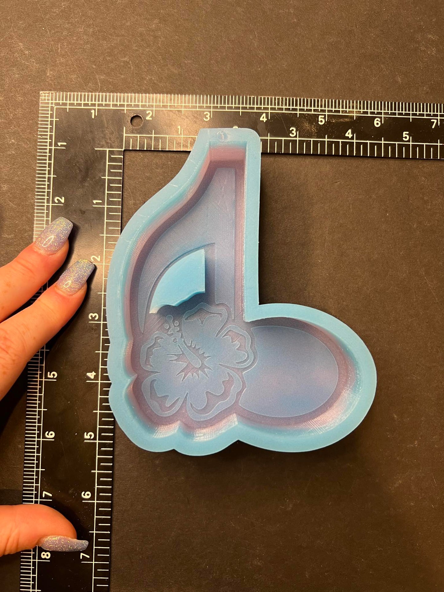 Musical Hibiscus Silicone Mold