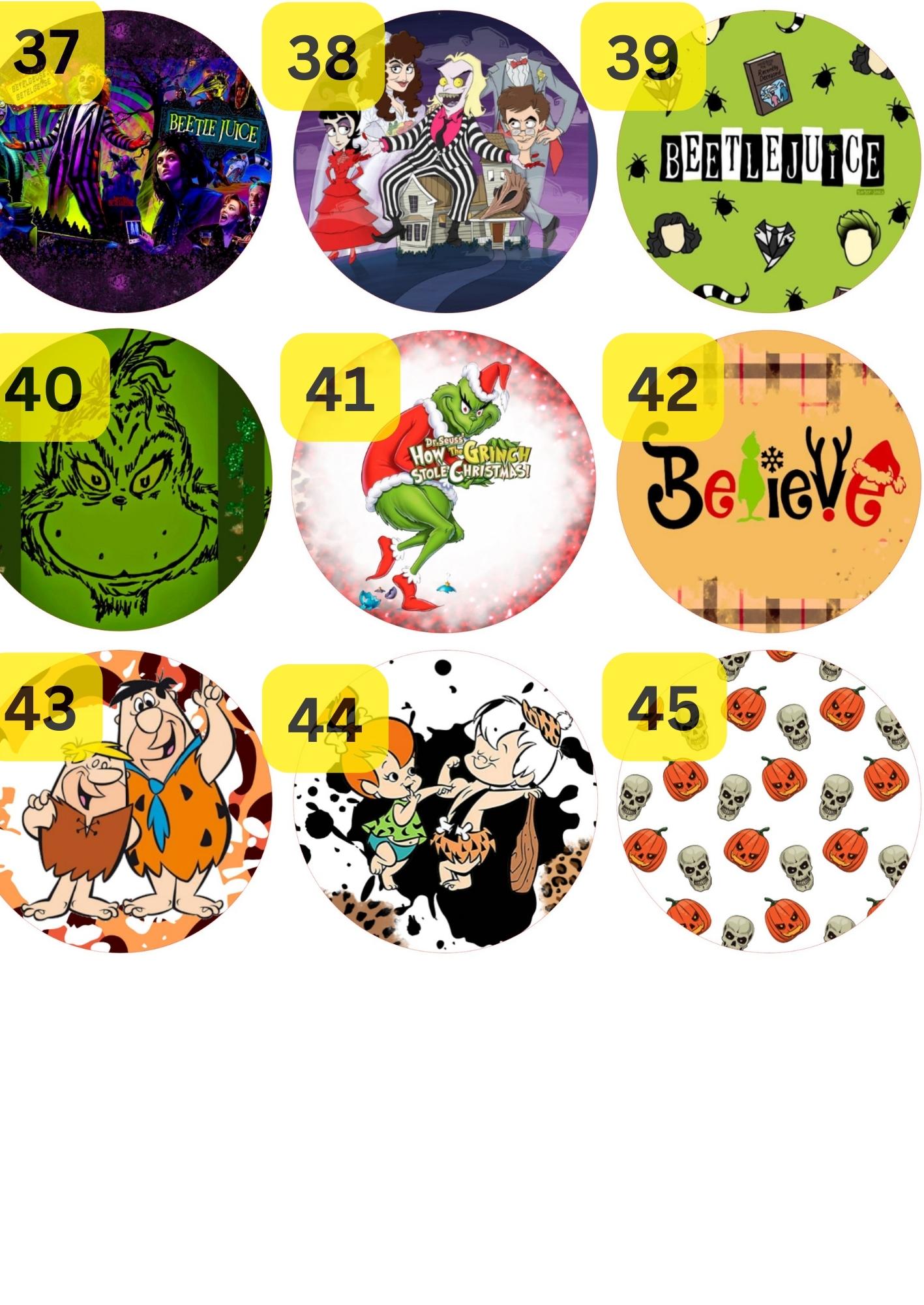 Round Cardstocks (2) Listing #21-40