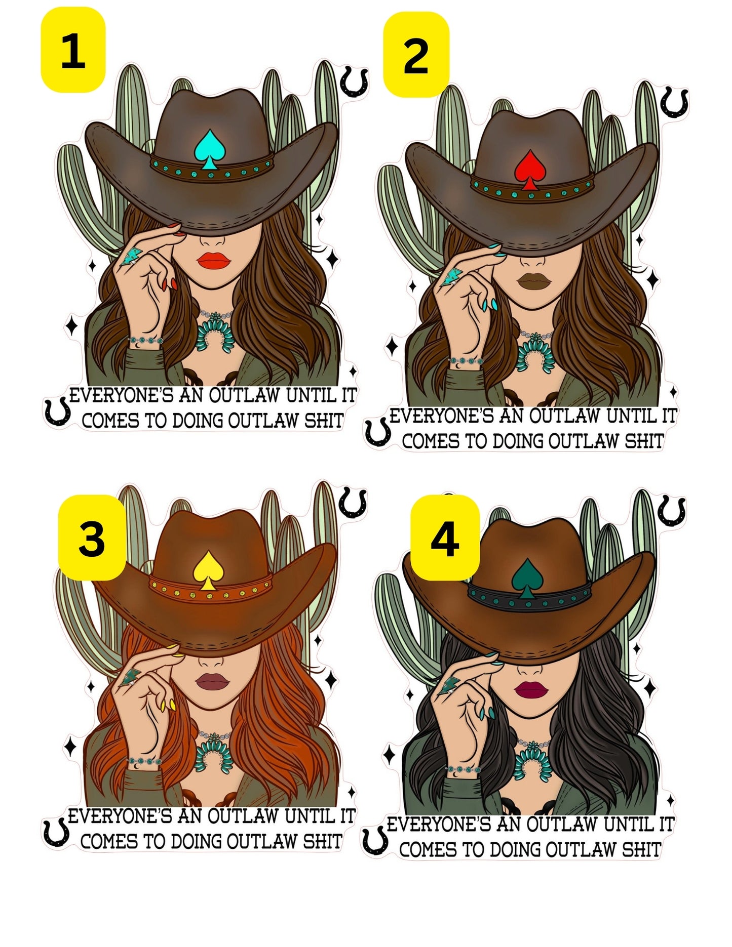 Everyone's an Outlaw Cardstock