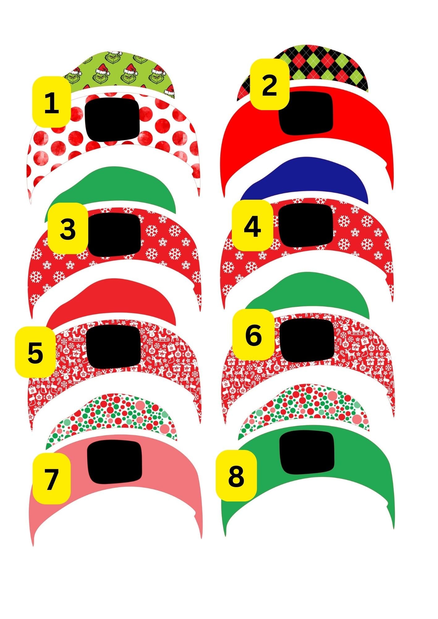 Beanie Cap Cardstock (1) Listing #1-13