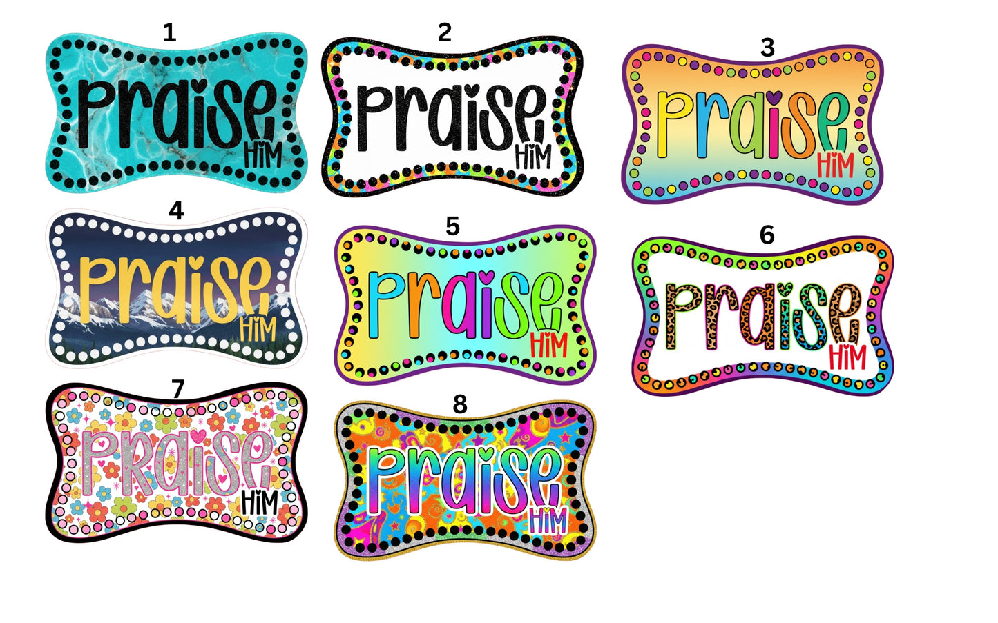 Praise Him Silicone Mold