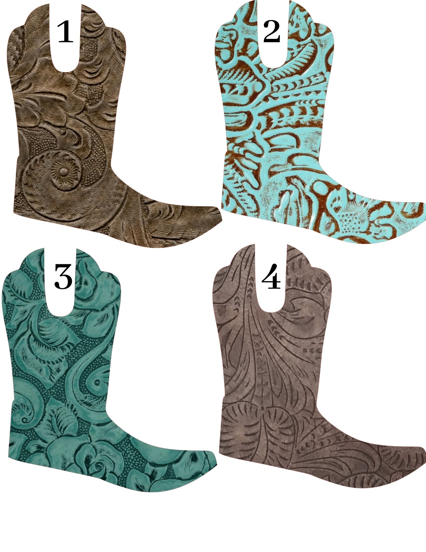 Simple Boot Cardstock Listing #17-32