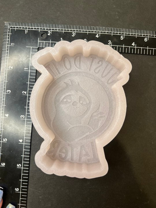 Sloth Do It Later Silicone Mold