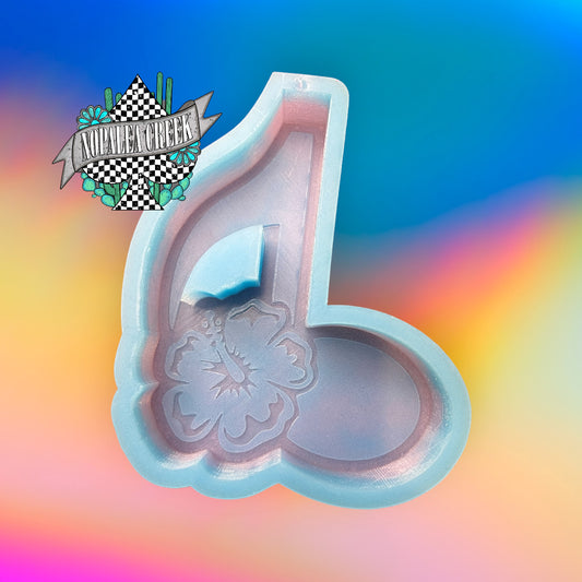 Musical Hibiscus Silicone Mold