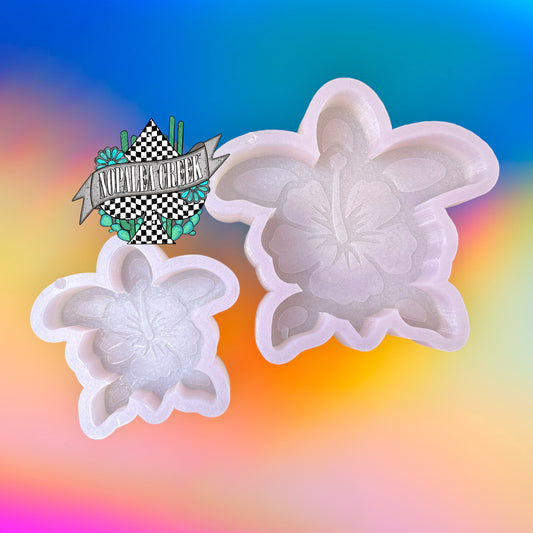 Hibiscus Sea Turtle Silicone Mold