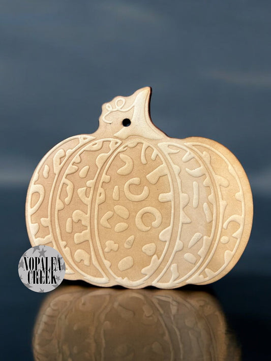 Cheetah Pumpkin Leather Charms (SET OF 4)